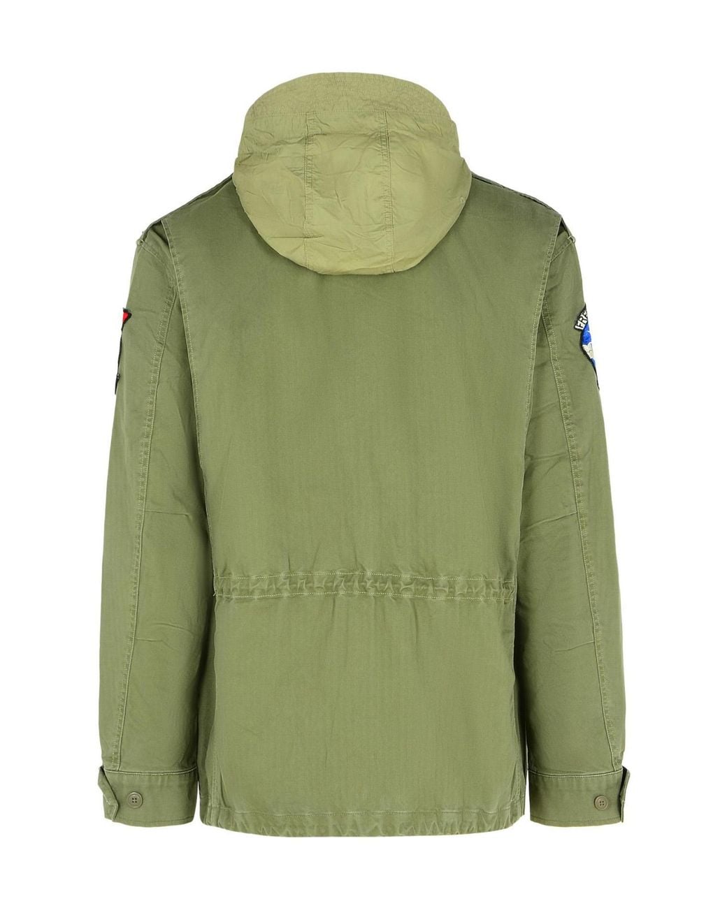 Polo Ralph Lauren Green Hooded Field Jacket for men