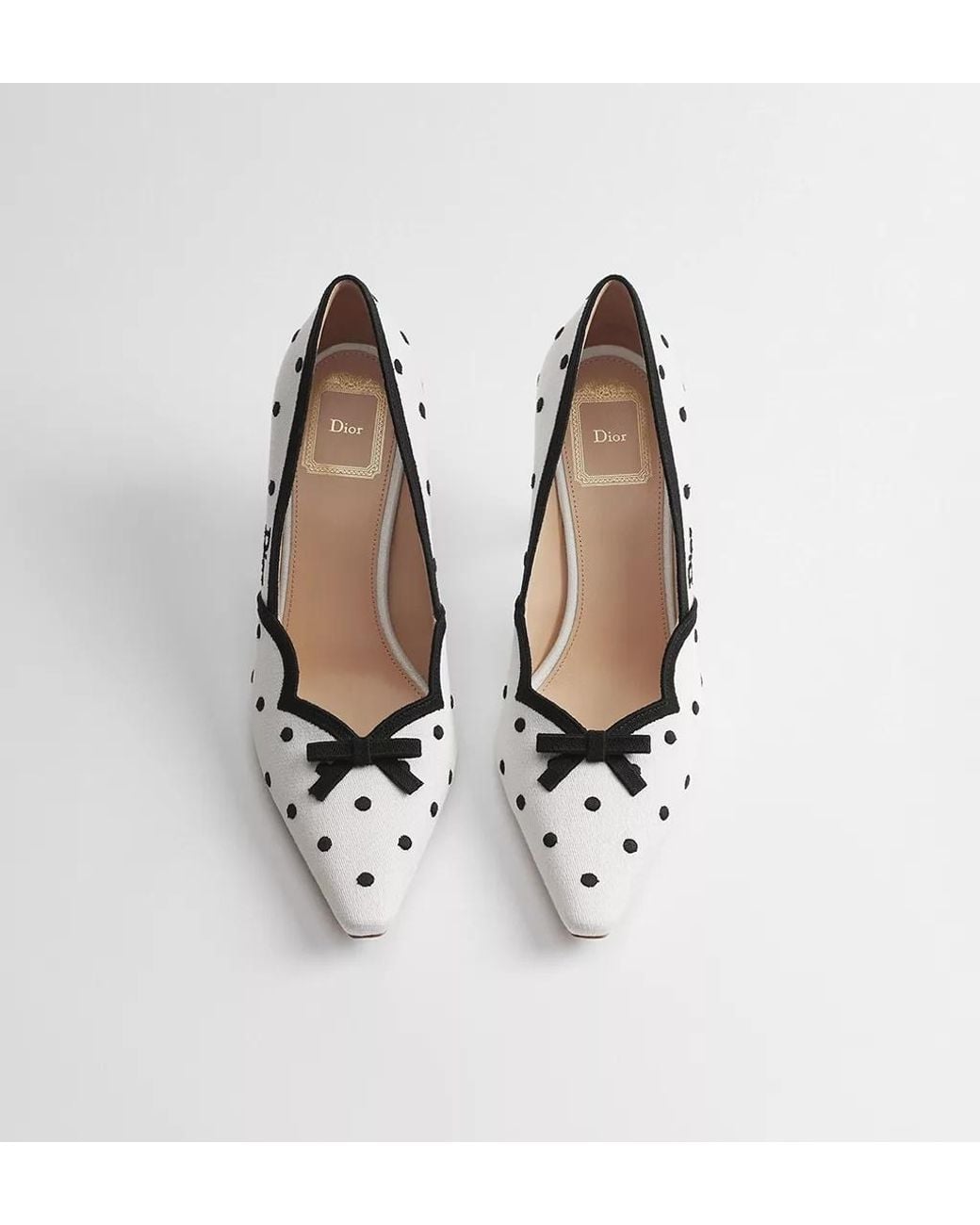 Dior White Romance Pump