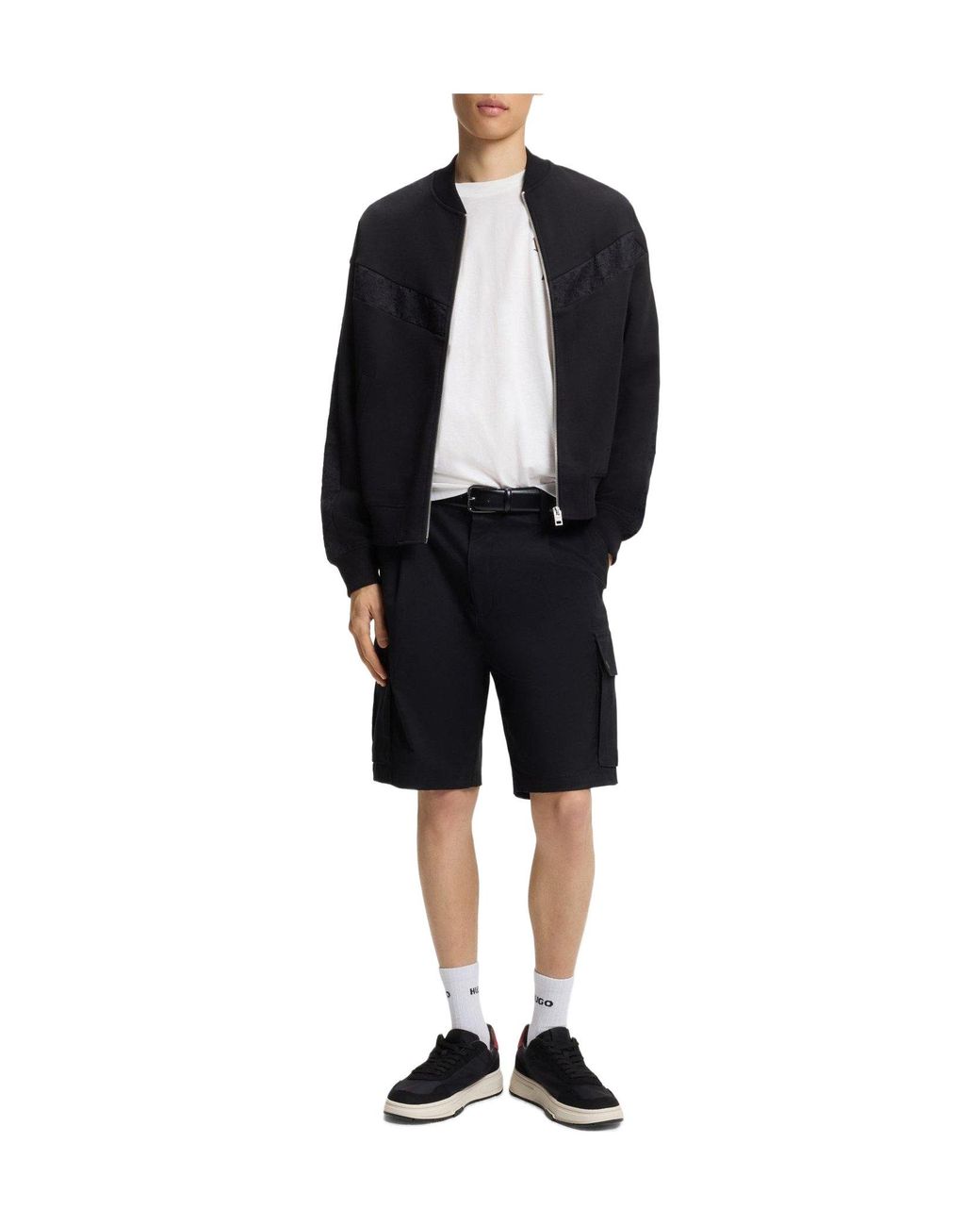 Boss White Solid Color T-Shirt for men