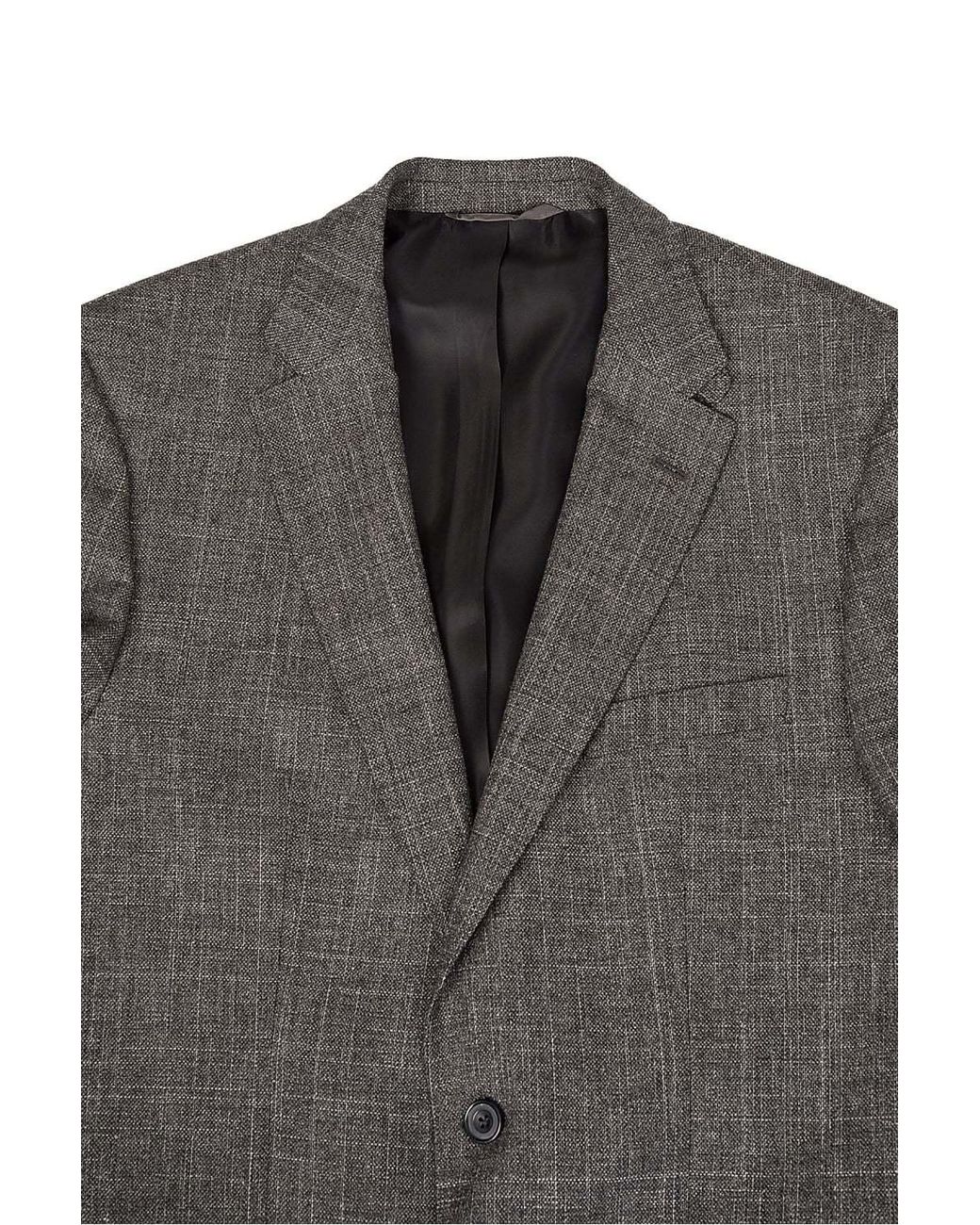 Boss Gray Long Sleeve Blazer for men