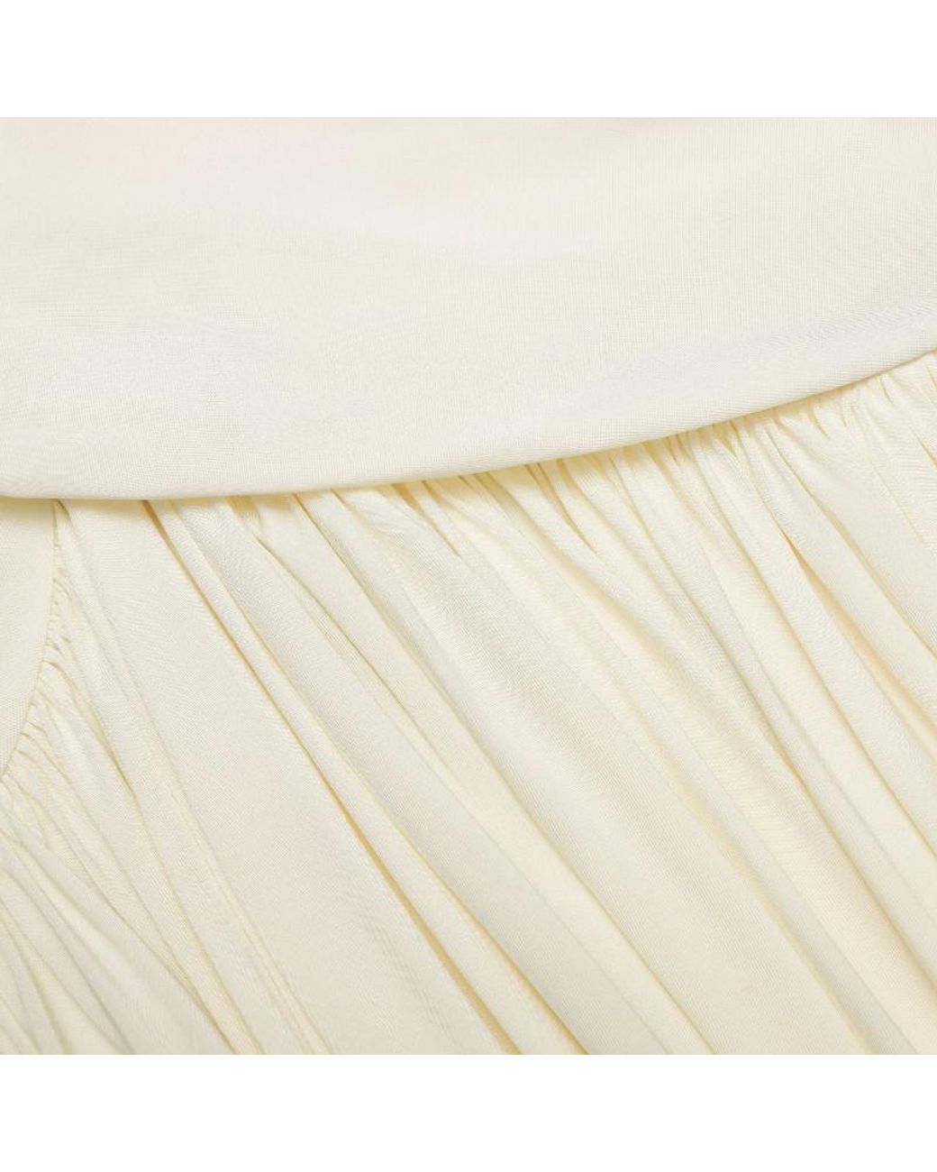 Self-Portrait Natural Draped Jersey Midi Dress