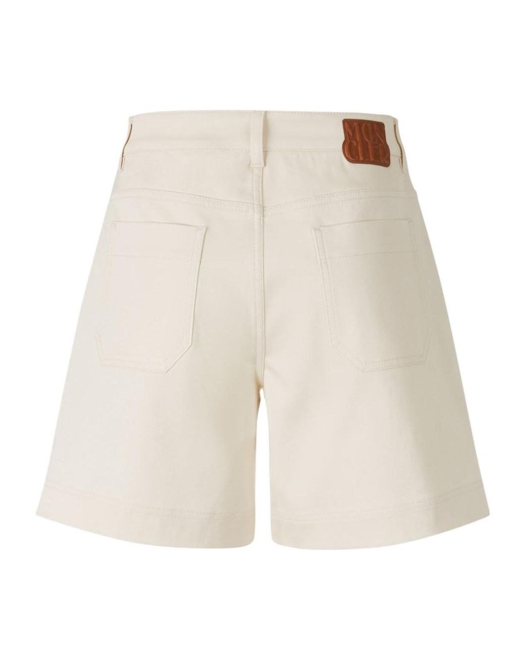 Moncler Natural Logo Patch Pocket Shorts
