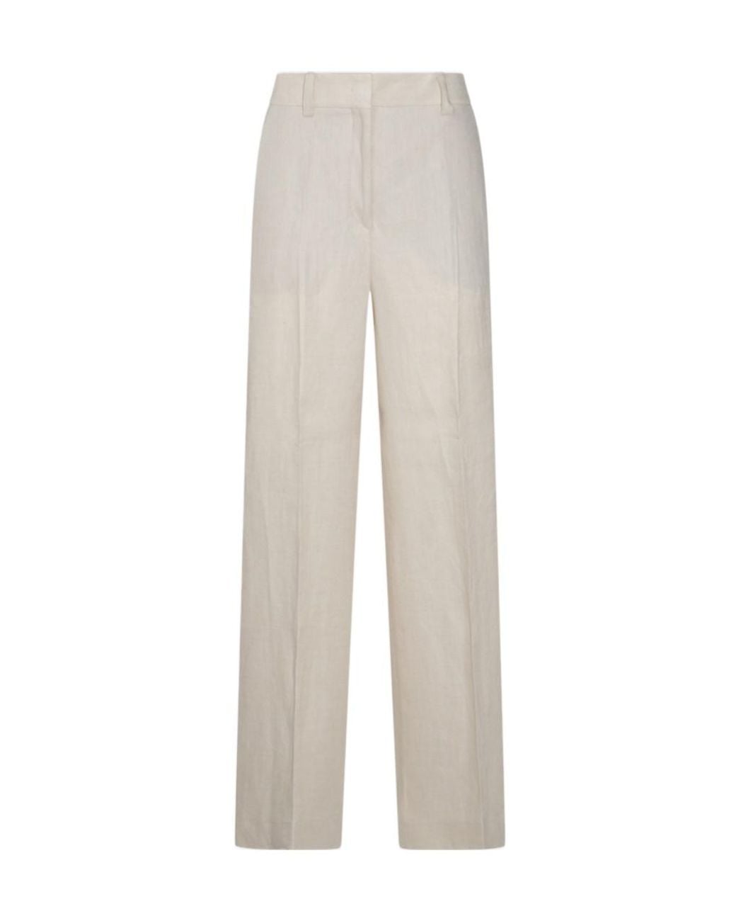 Incotex White Regular-Fit Straight-Leg Pants