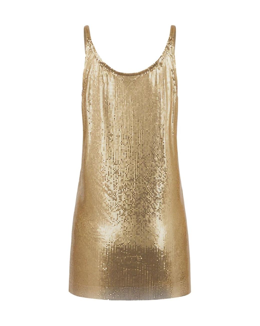 Rabanne Natural Mesh Tank Top