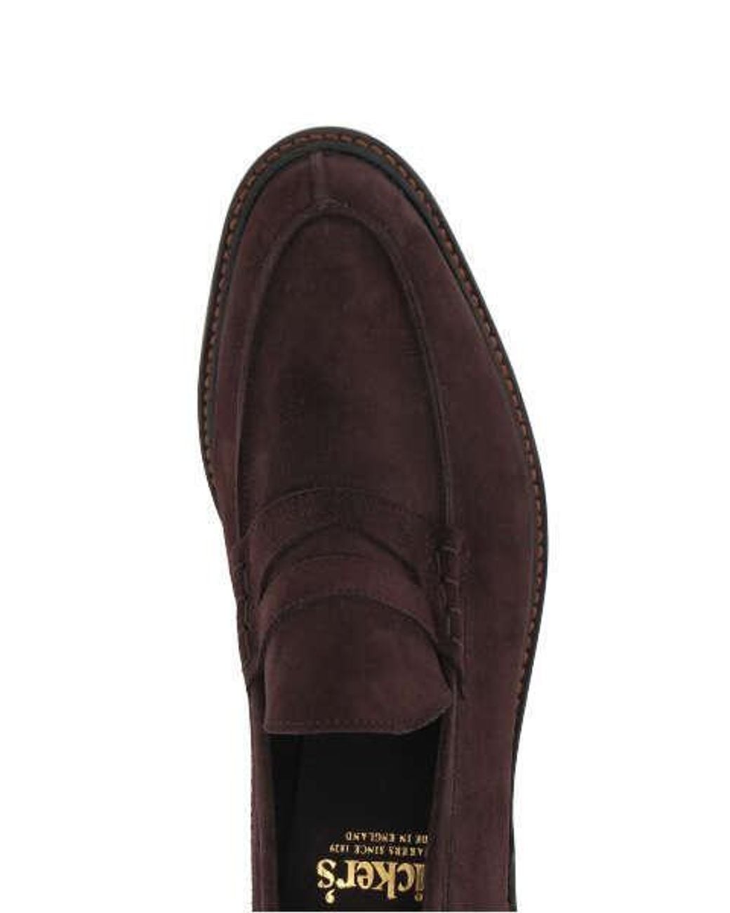 Tricker's Brown Tricker's Adam Slip-On Penny Loafers for men