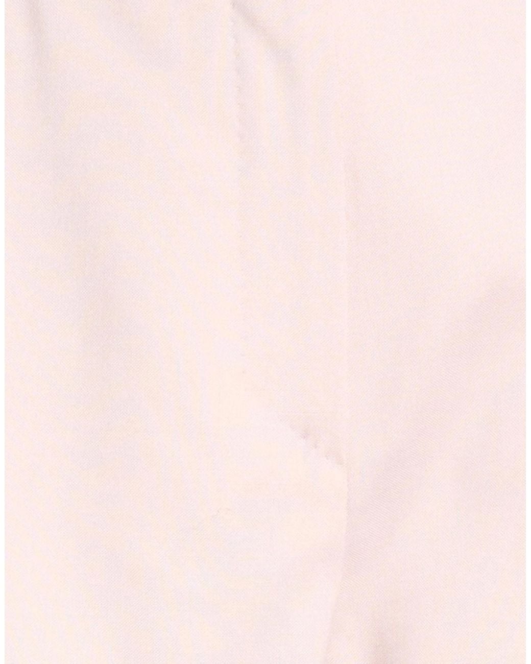 Max Mara Pink Solid Wool Shorts