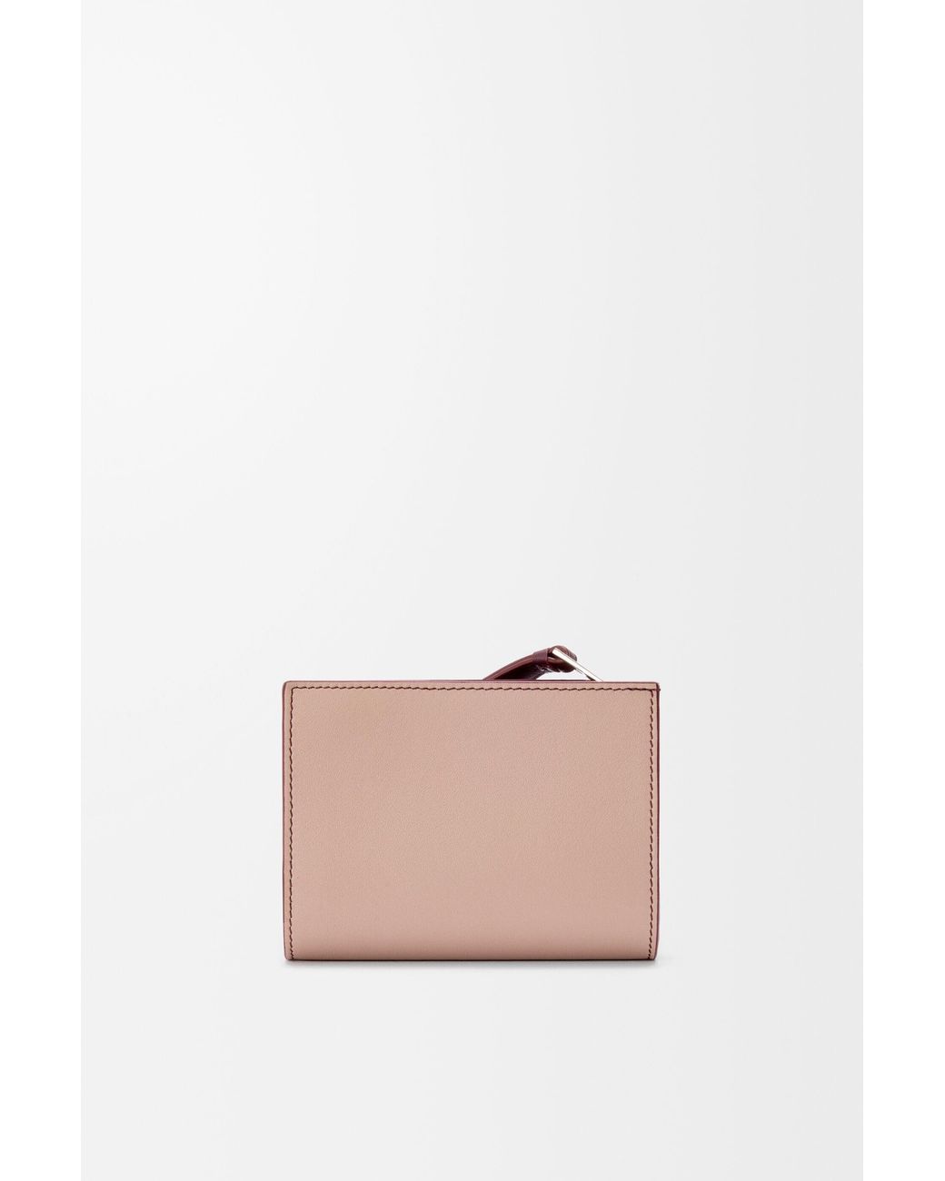 Loewe Purple Snap Wallet