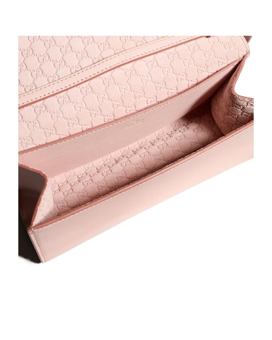 Gucci Pink Mini Pouch With Lettering