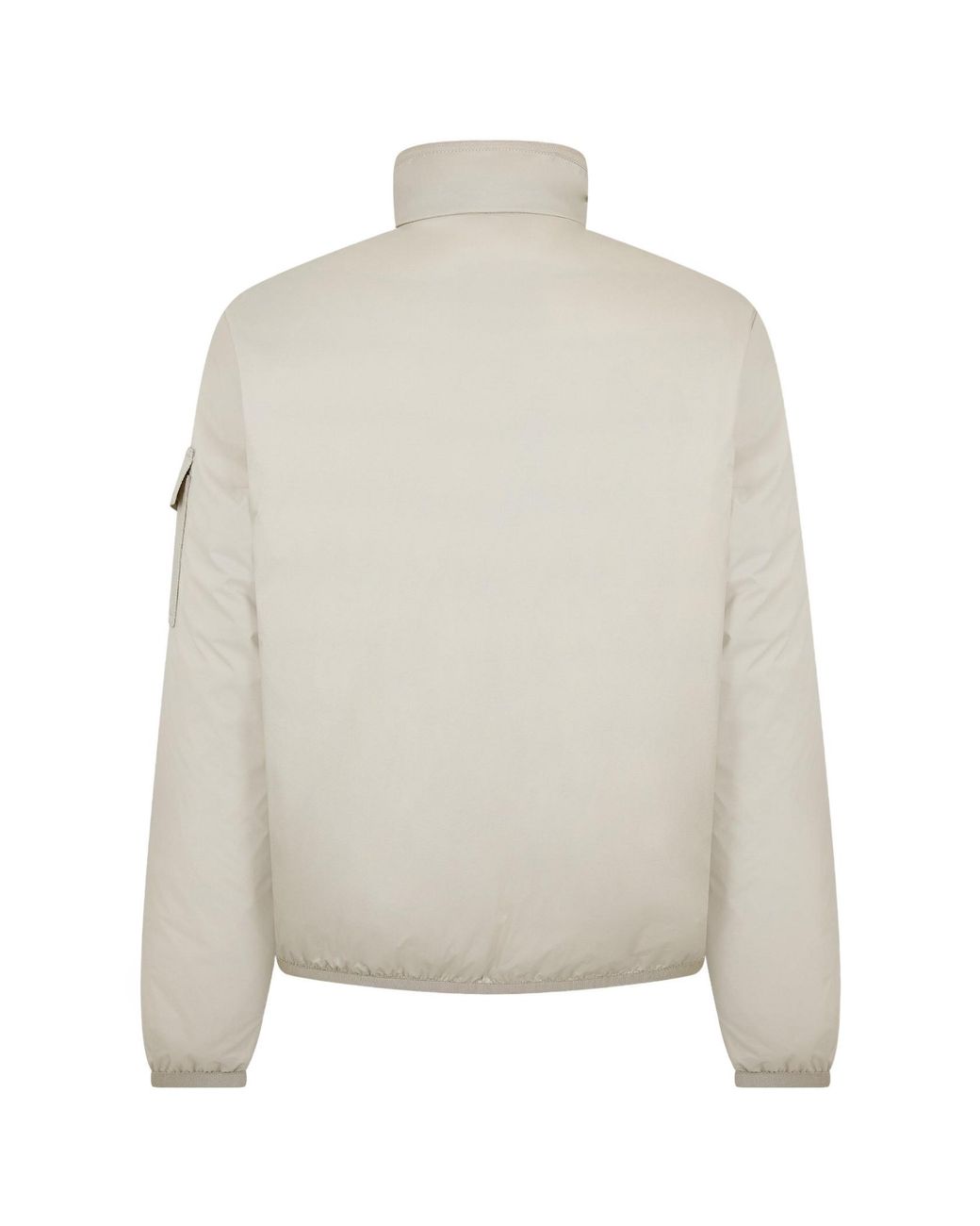 Moncler White Stand-Collar Jacket for men