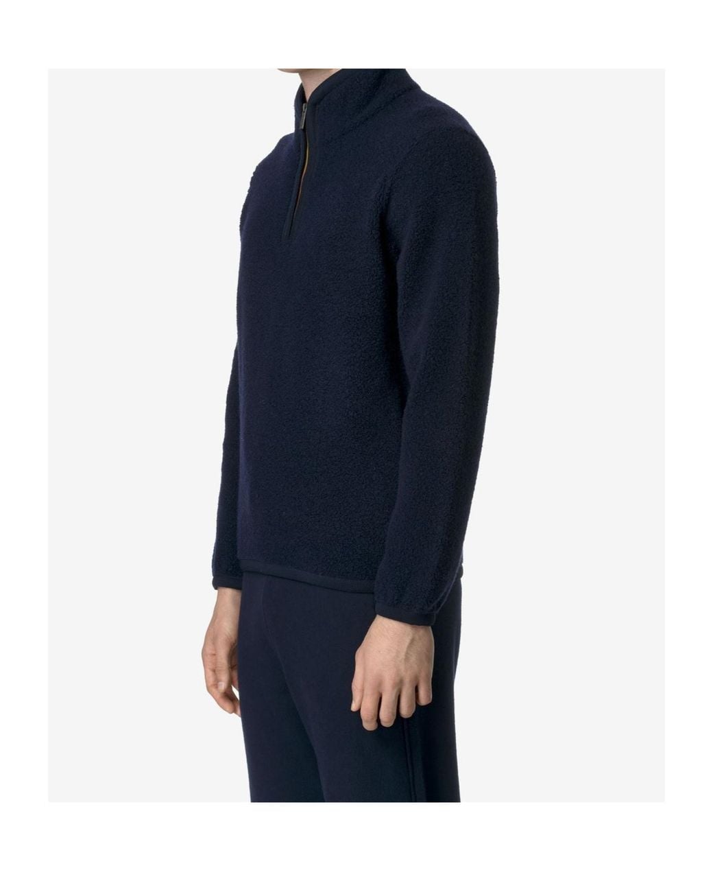 K-Way Blue Fleece Sweatshirt for men