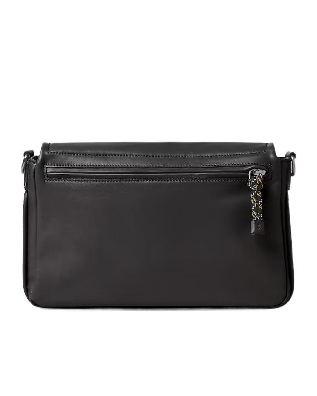 Fendi Black Flux Buckle Messenger Bag for men