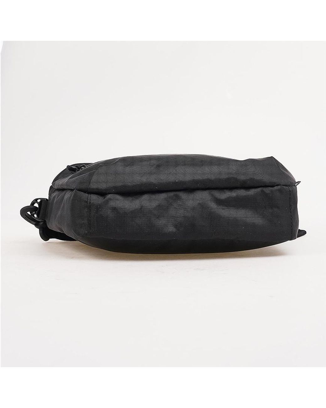 NANGA Black Zippered Shoulder Bag for men