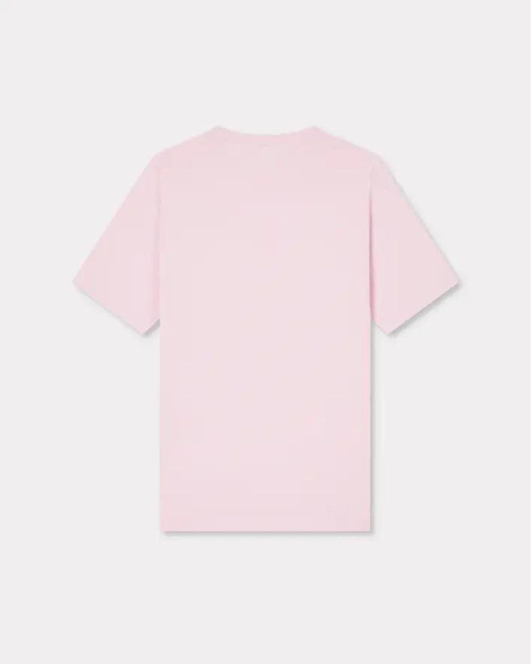 KENZO Pink Winter Holidays' Embroidred T-Shirt for men