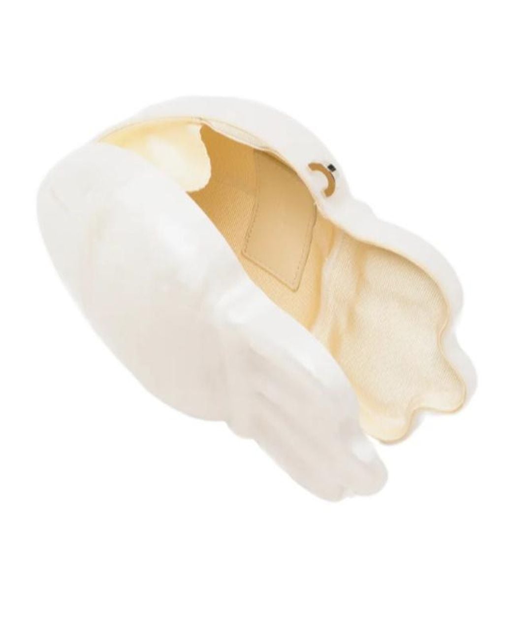 Simone Rocha White Embellished Crossbody Claddagh Bag