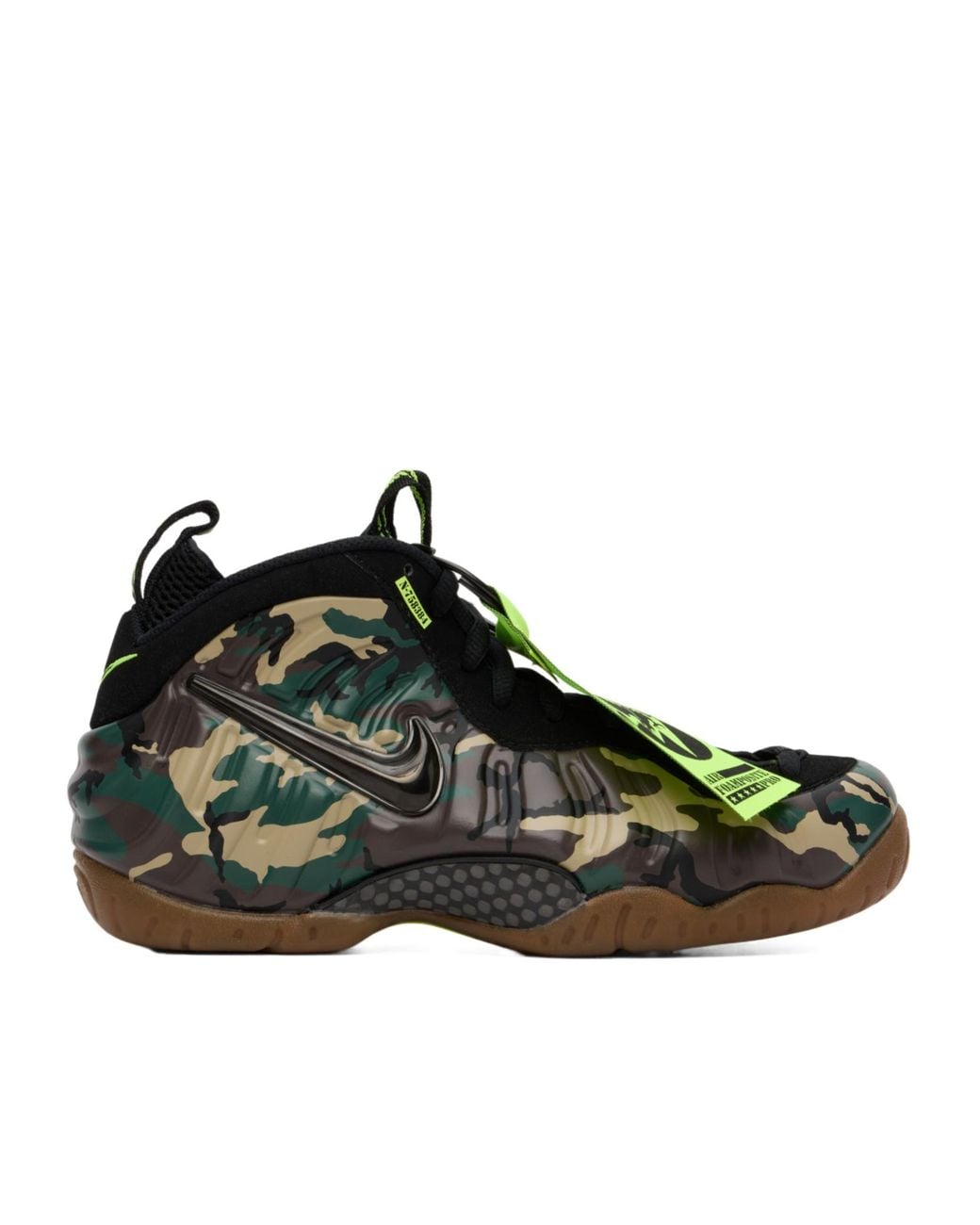 Nike Green Air Foamposite Pro Sneakers for men