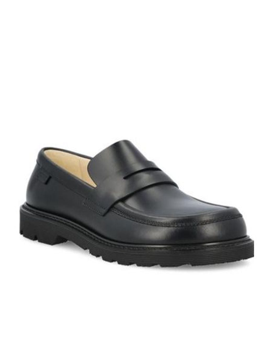 Loewe Black Round-Toe Blaze Loafers