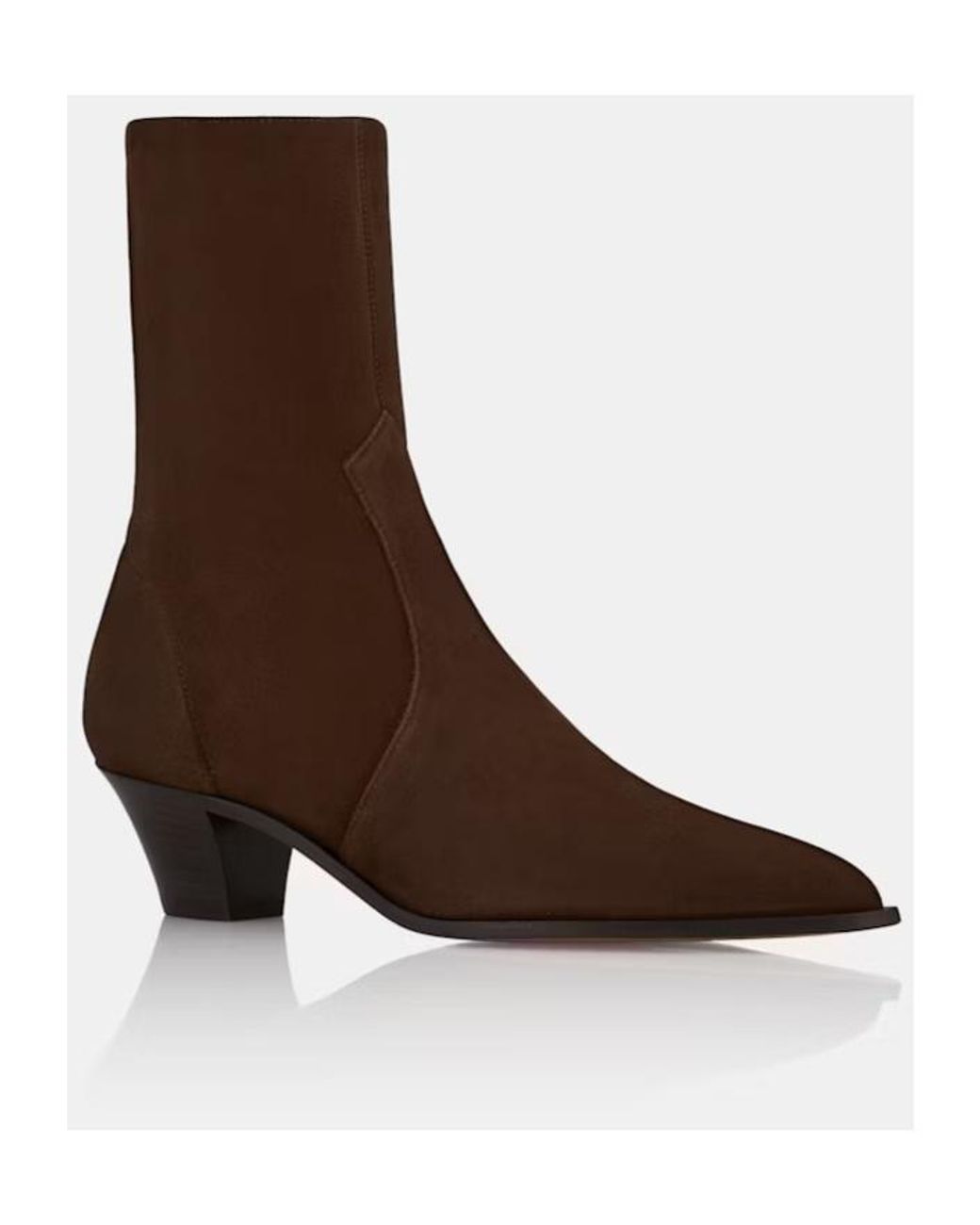 Aquazzura Brown Brunswick Suede Ankle Boots