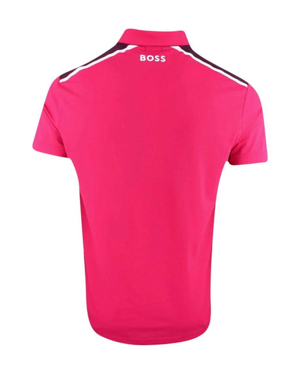 Boss Pink Short-Sleeved Polo Shirt for men