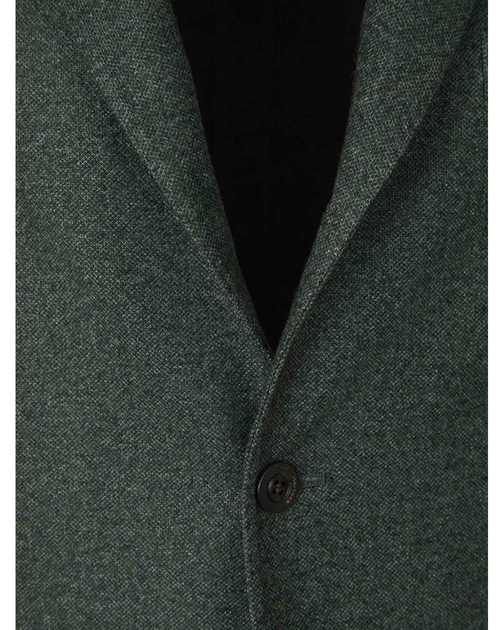Boglioli Green Wool And Cotton Blazer for men