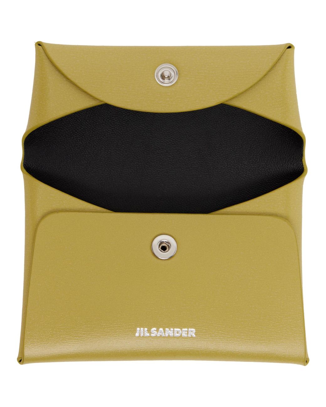 Jil Sander Yellow Folded Coin Purse