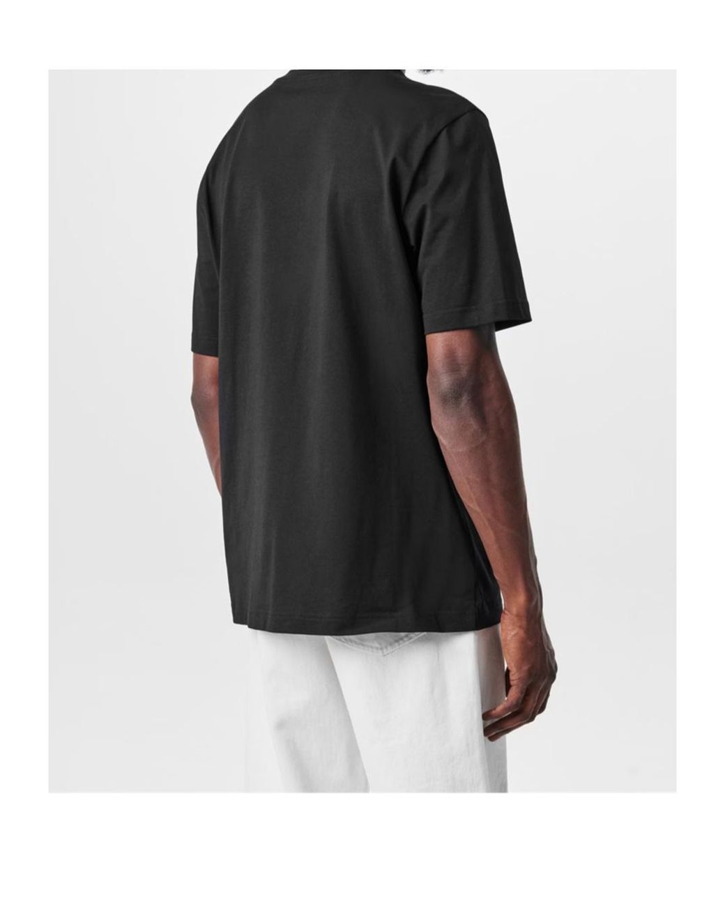 Moncler Black Logo Short-Sleeved T-Shirt for men