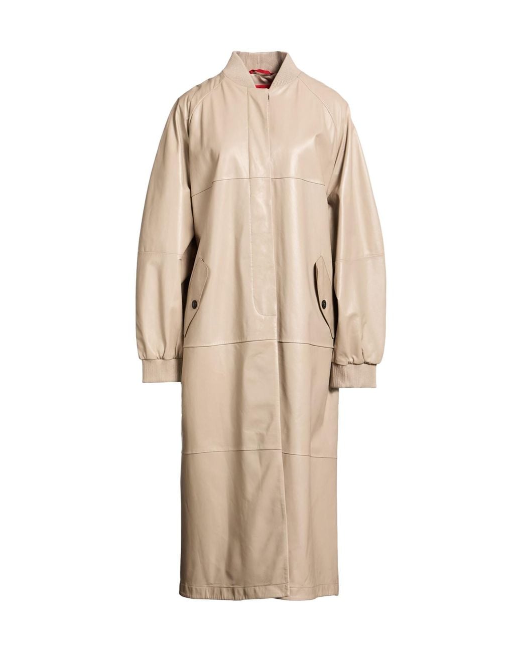 MAX&Co. Natural Simple Leather Jacket