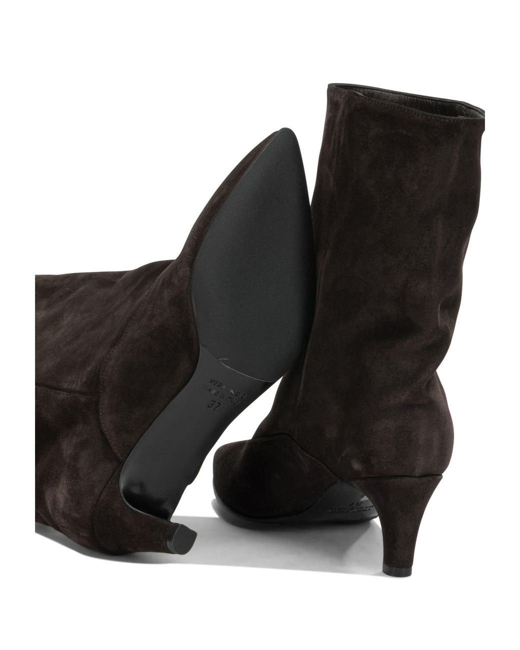 Strategia Black High-Heeled Ankle Boots
