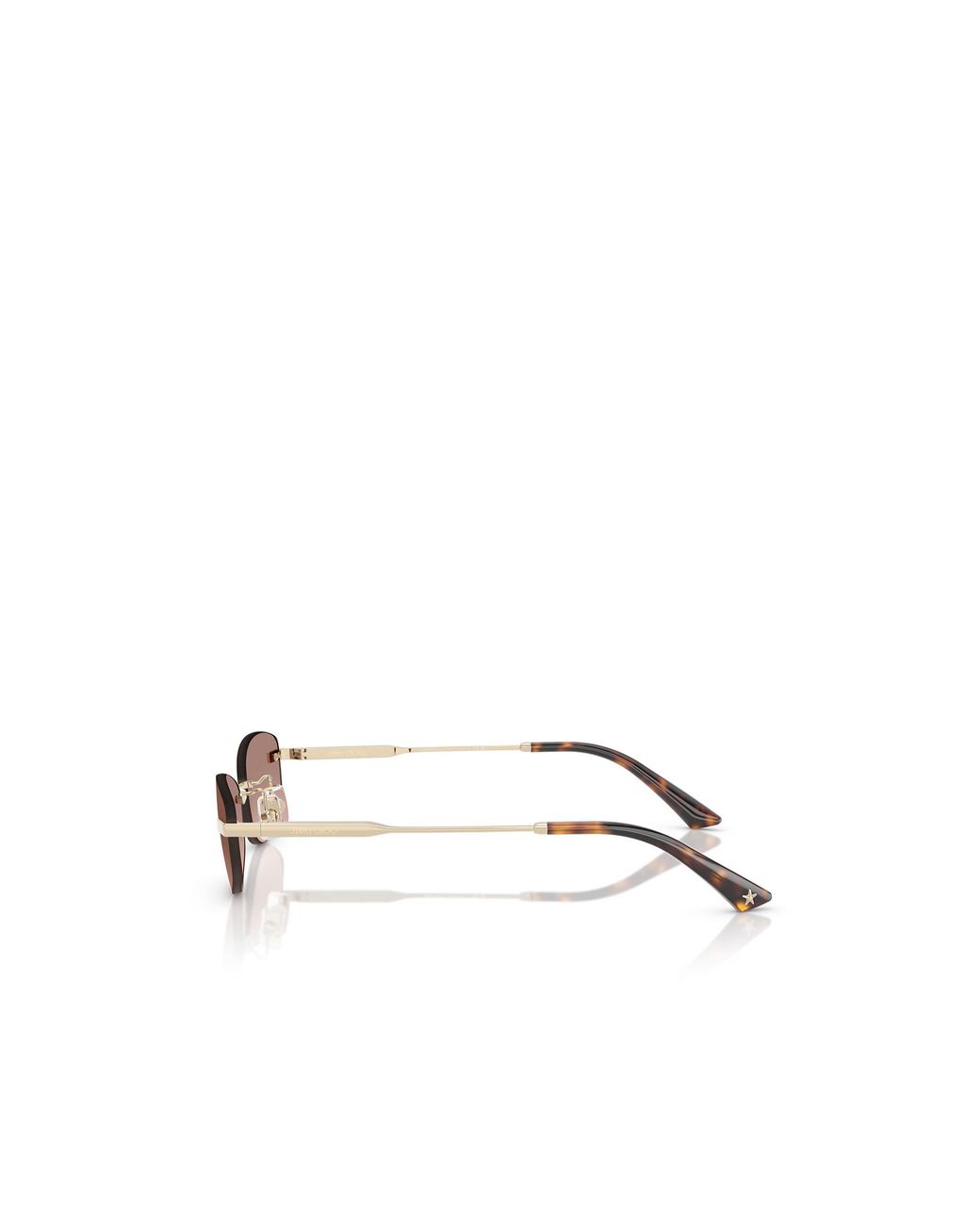 Jimmy Choo Pink Eyewear Frameless Sunglasses