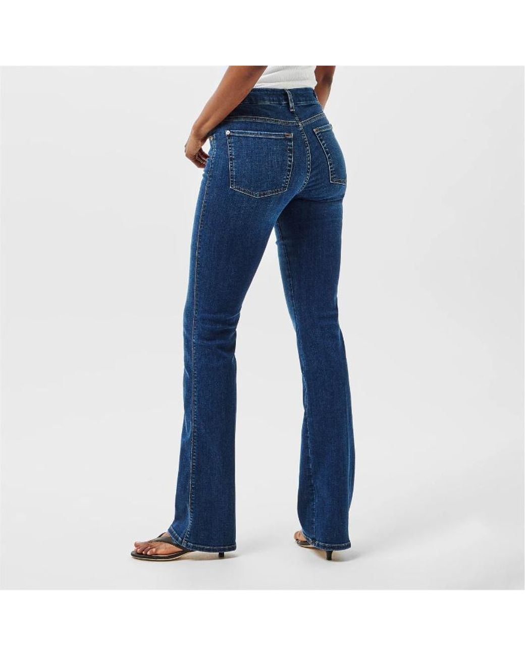 7 For All Mankind Blue Bootcut Jeans