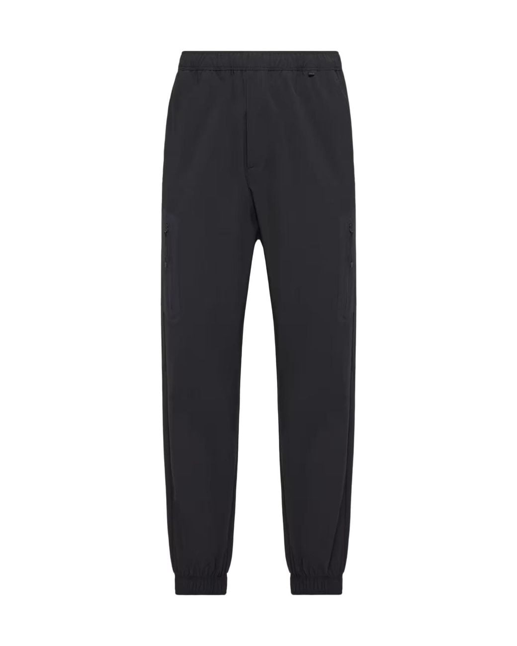 Moncler Blue Elasticated Waistband Trousers for men