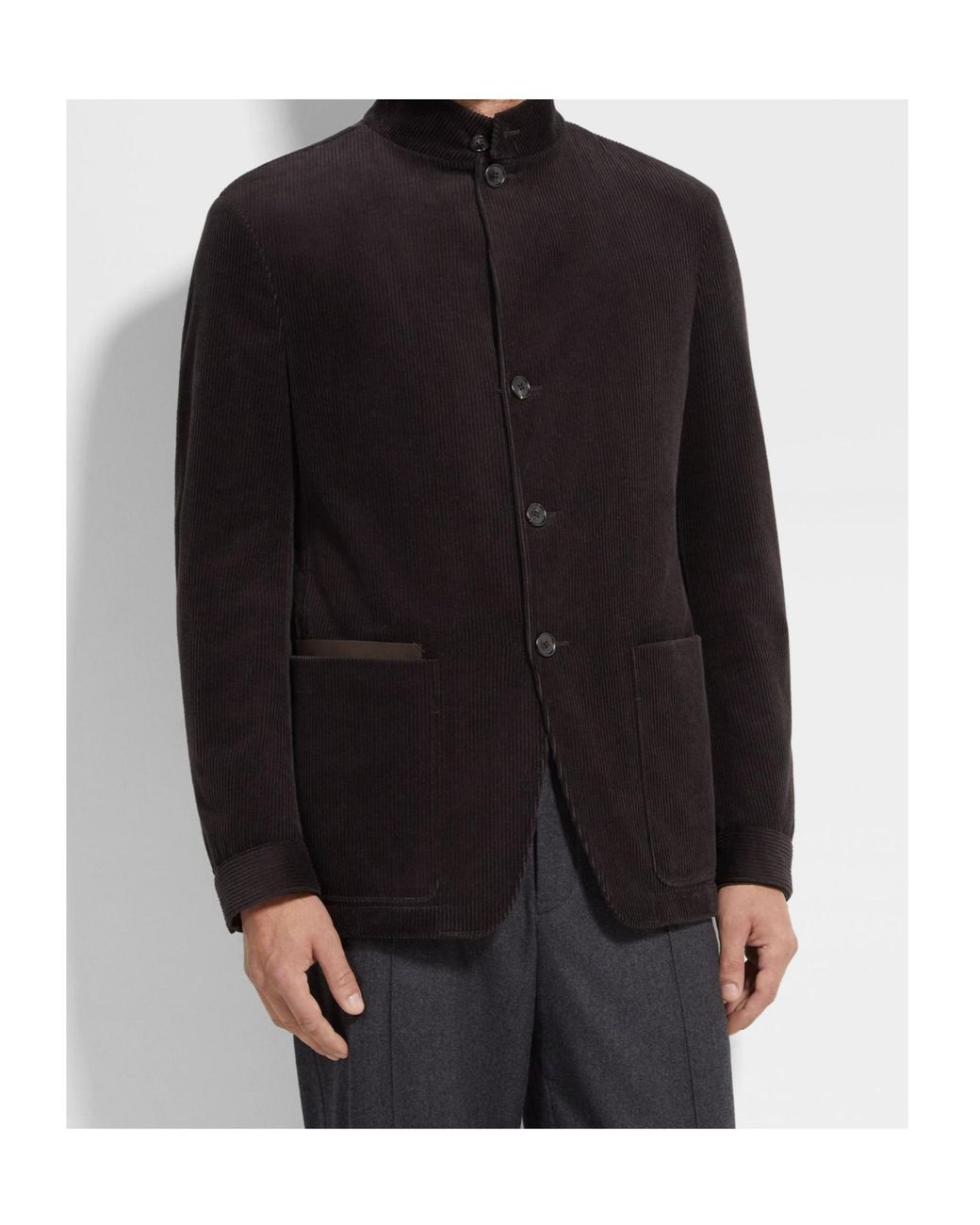 Zegna Black Cashco Il Conte Jacket for men