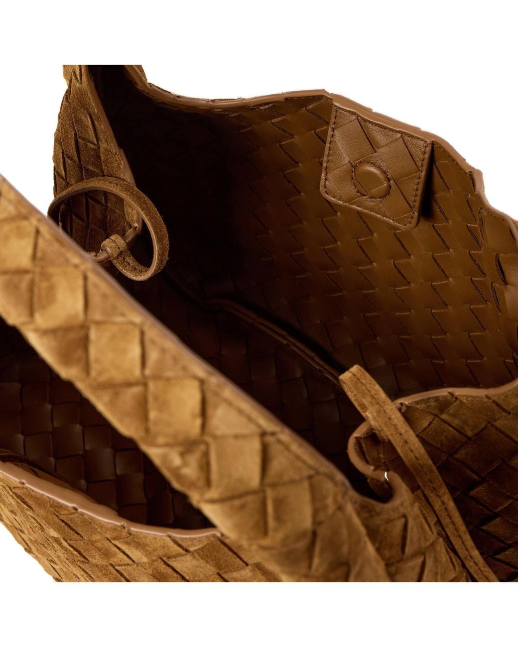Bottega Veneta Brown Woven Hobo Bag