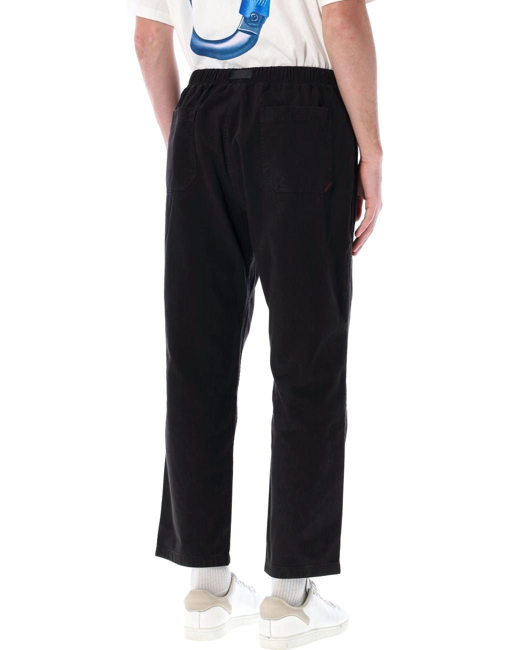 Gramicci Black Loose Tapered Ridge Pants for men
