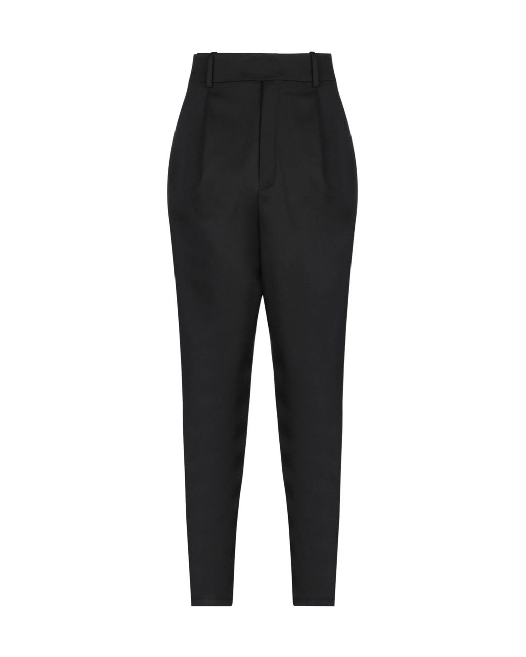 Saint Laurent Black Wool Casual Pants