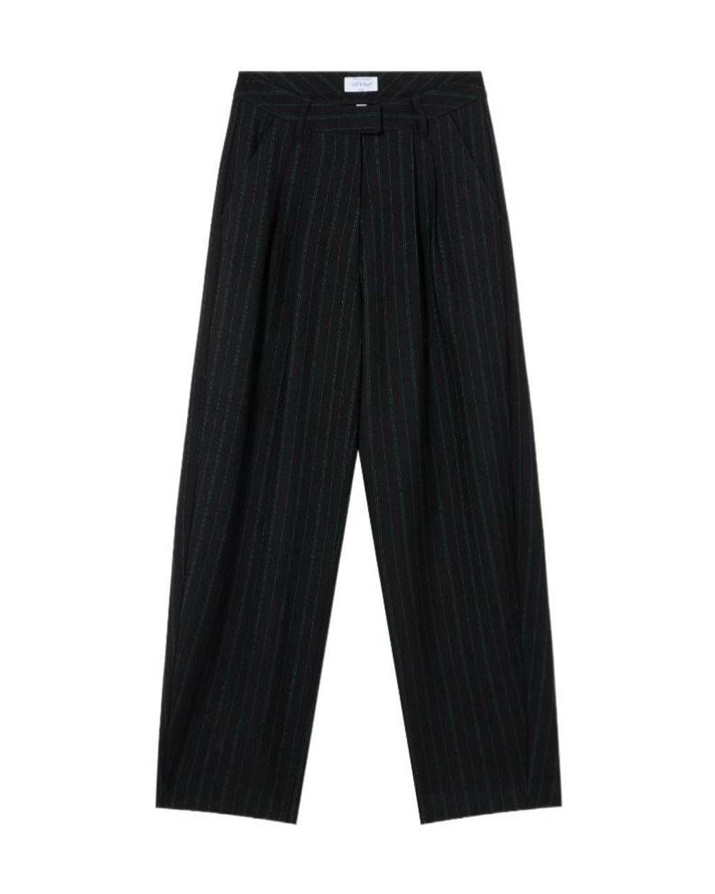 Off-White c/o Virgil Abloh Black Striped Tapered Pants