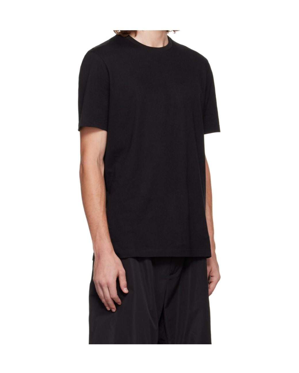The Row Black Luke T-shirt In Cotton for men