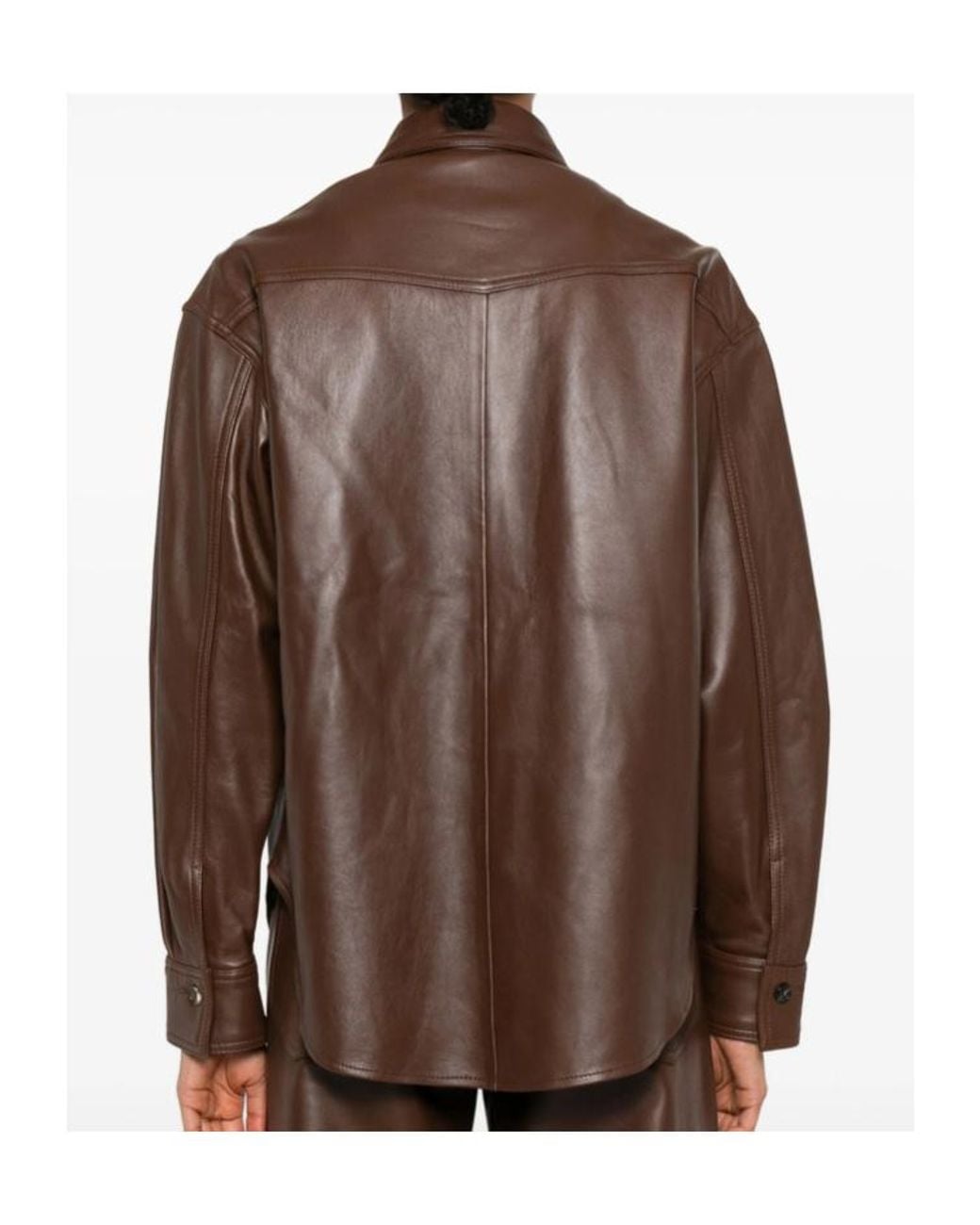 Haikure Brown Belty Button-Up Shirt
