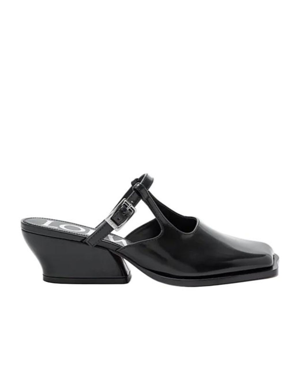 Loewe Black Onda Slip-On Mules