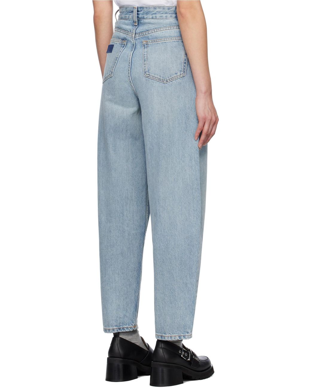 Ganni Blue Wide Leg Jeans