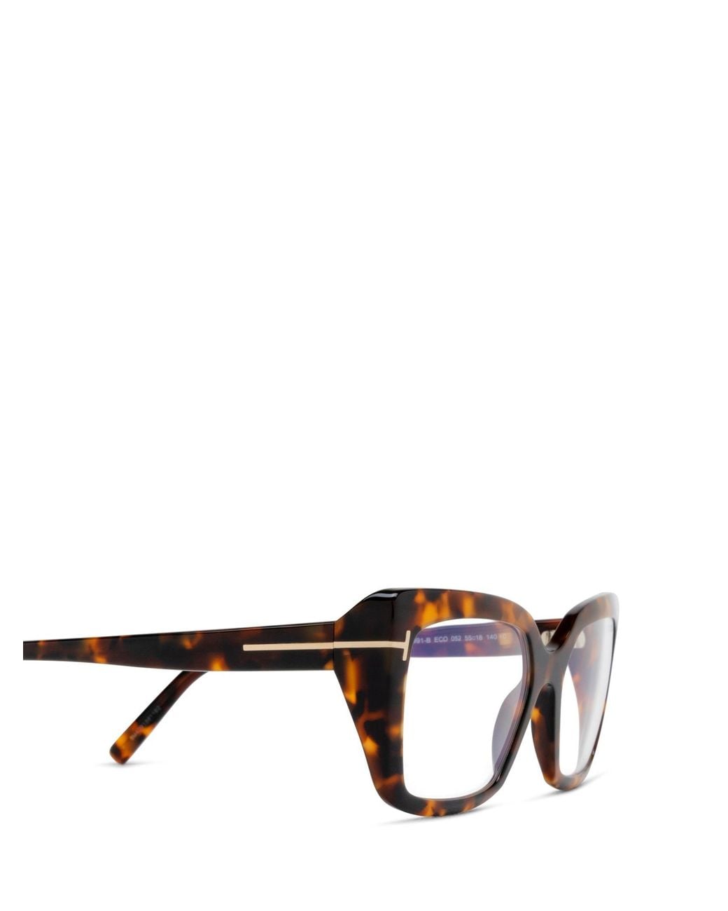 Tom Ford White Eyewear Rectangle Frame Glasses for men