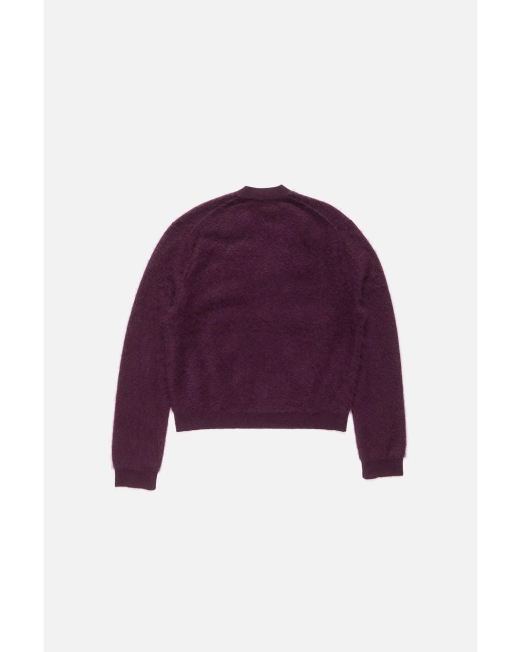 Acne Purple Cashmere Cardigan for men