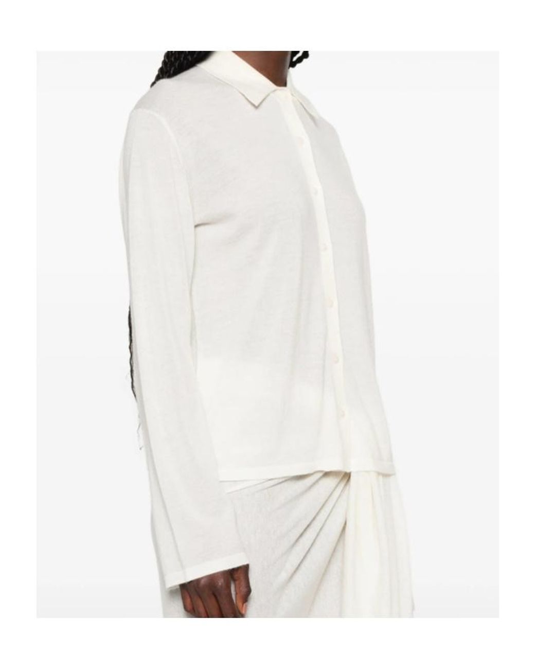 Soft Goat White Featherlight Shirt