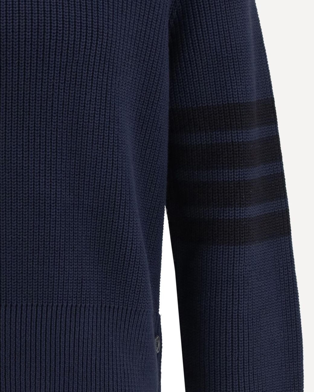 Thom Browne Blue Bar Knitted Jumper for men