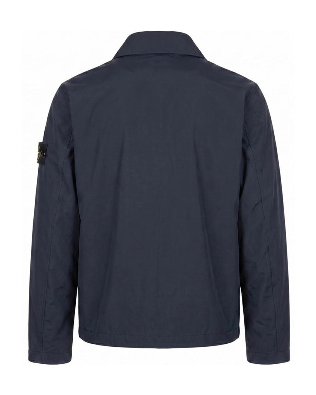 Stone Island Blue Casual Shirt-Style Jacket for men