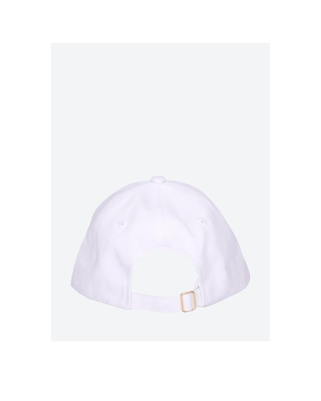 Casablanca White Logo-Patch Baseball Cap