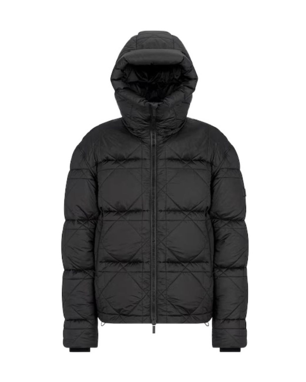 Dior Black Homme Cannage Puffer Jacket for men