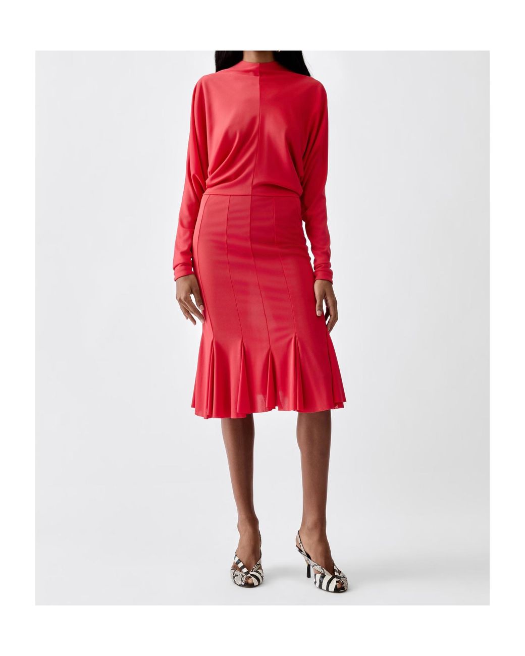 Jacquemus Red The Losange Dress