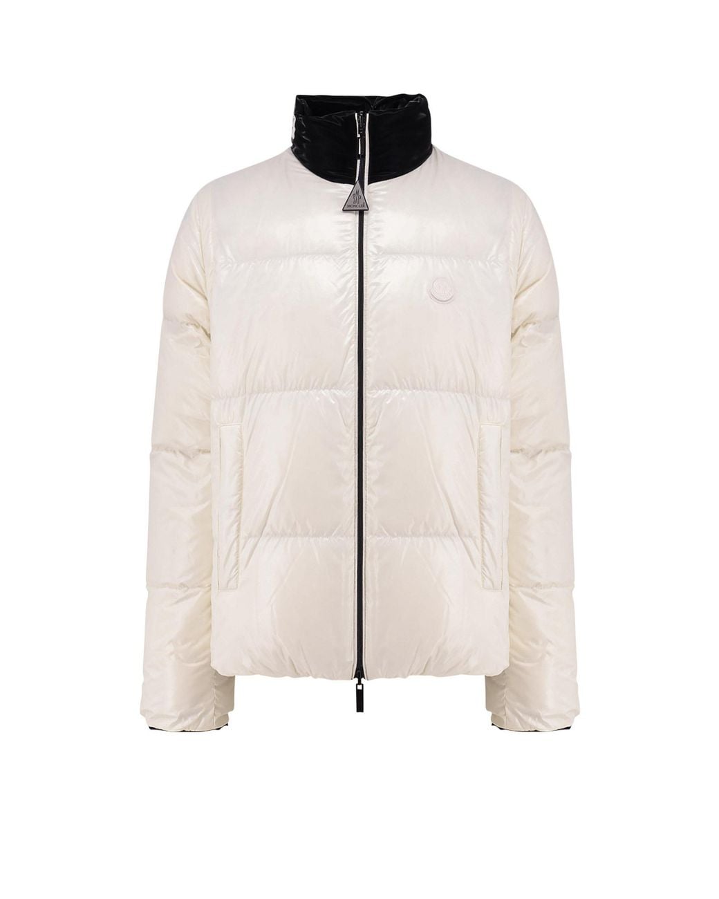 Moncler White X Asap Rocky Throttle Reversible Down Jacket for men