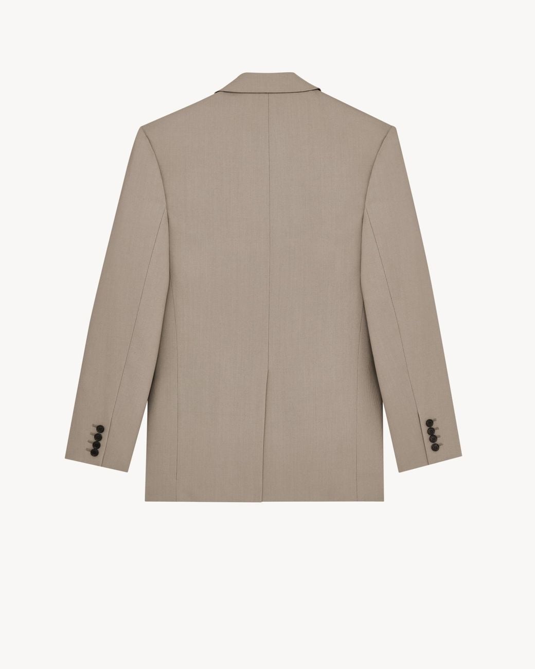 Saint Laurent Brown Single-Breasted Jacket for men