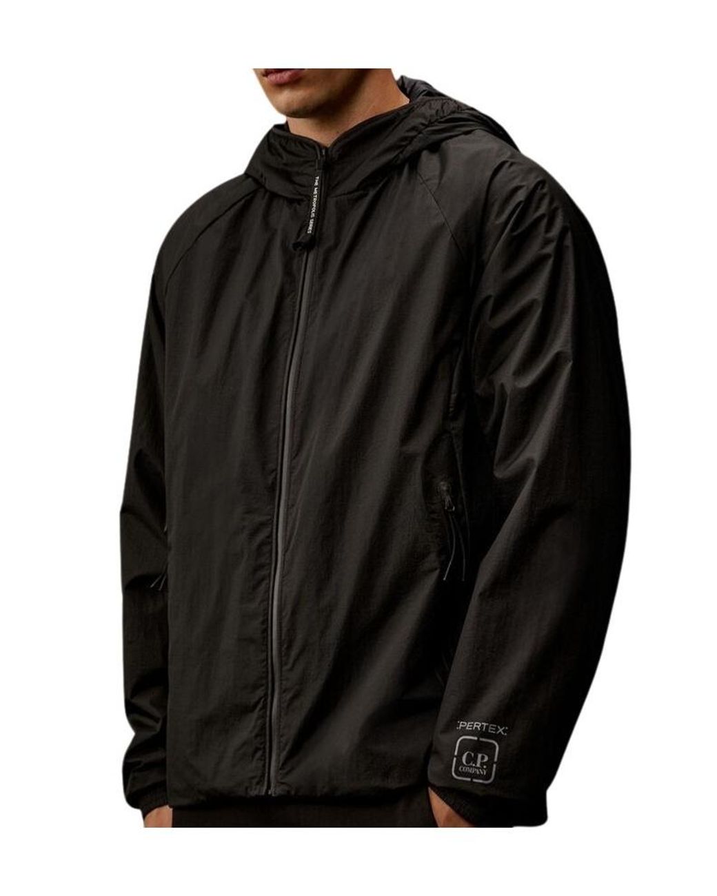C P Company Black Medium Jacket for men